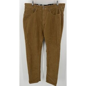 Denali Men's Corduroy Stretch‎ Pants Desert Camel 34x31 Straight Leg